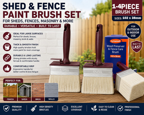 Wood shed fence brush - shed,